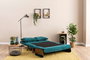 Atelier Del Sofa Cosmo Sofá-Cama de 2 Plazas Verde Petróleo
